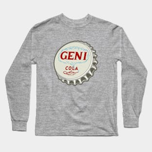 Vintage Genie Soda Bottlecap Long Sleeve T-Shirt